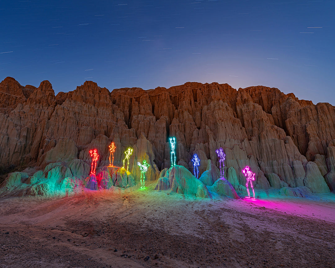 Neon in Nature – Nevada Light Painting Collection | Dariustwin x