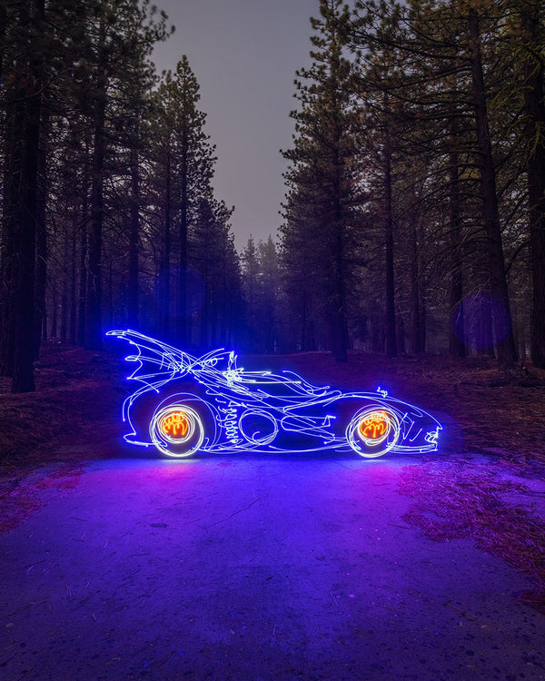 1989 Batmobile Print