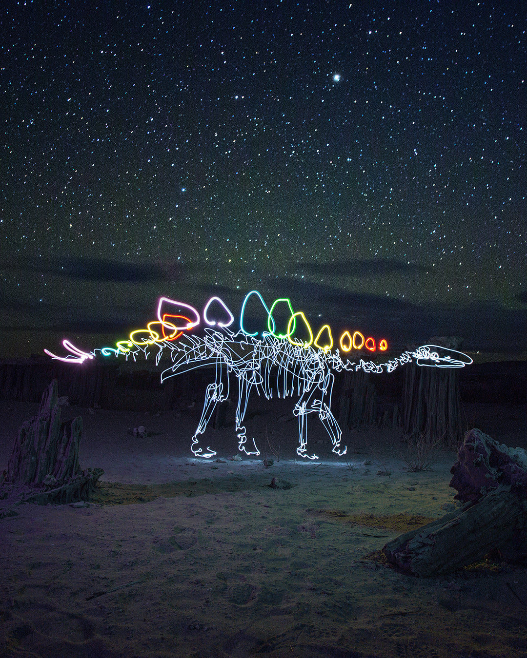 芸術写真 SKY  (art photography works) Dariustwin - Light Painting Photography