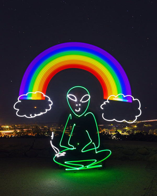 Alien Rainbow Print