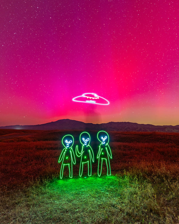 Aurora Aliens Print