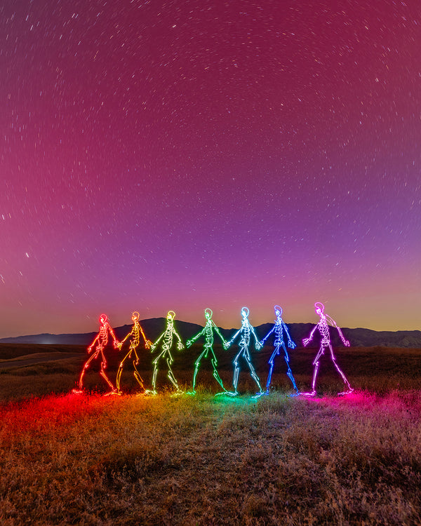 Aurora Skeletons Print