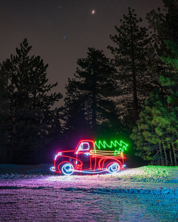 Christmas Truck Print