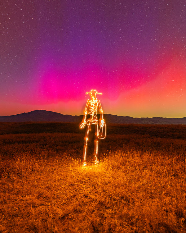 Cowboy Aurora Print
