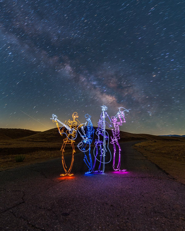 Dark Sky Band Print