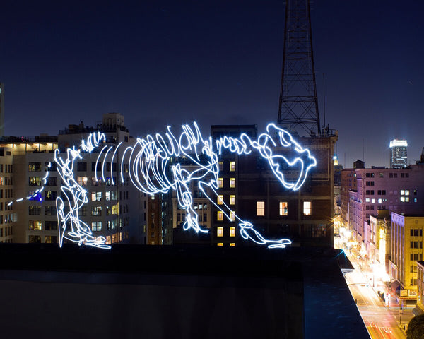 Downtown Sabretooth Print