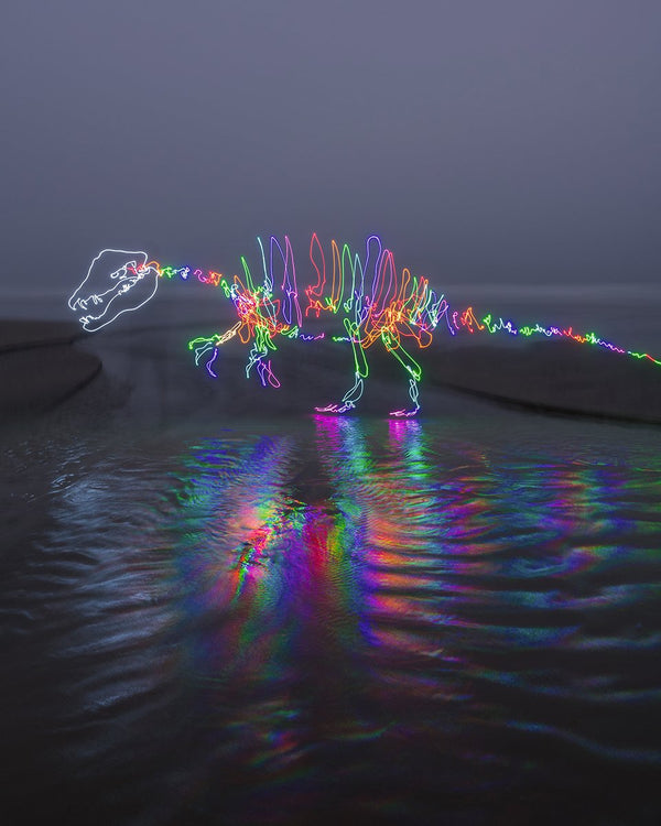 Iridescent Spinosaurus Print