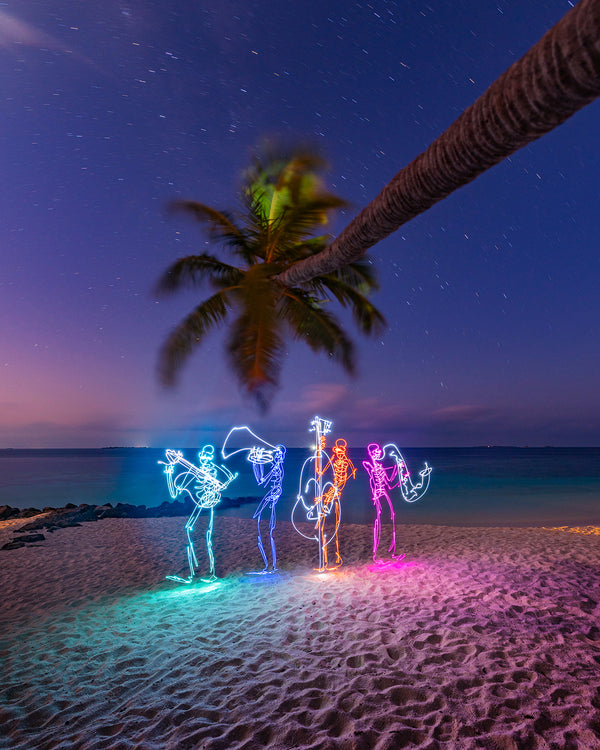 Maldives Sunrise Band Print