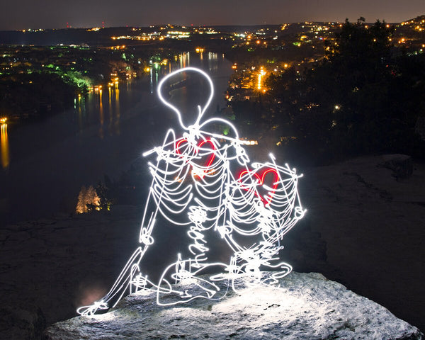 Mount Bonnell Lovers Print
