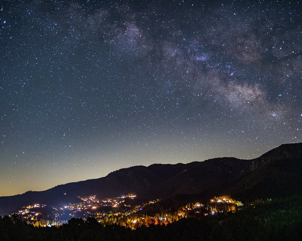 Village Under the Stars Print