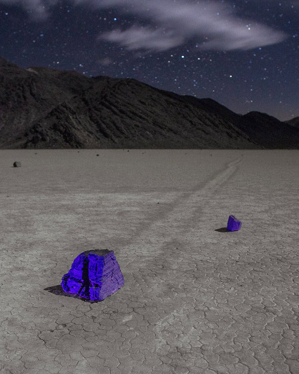 Purple Rocks Print