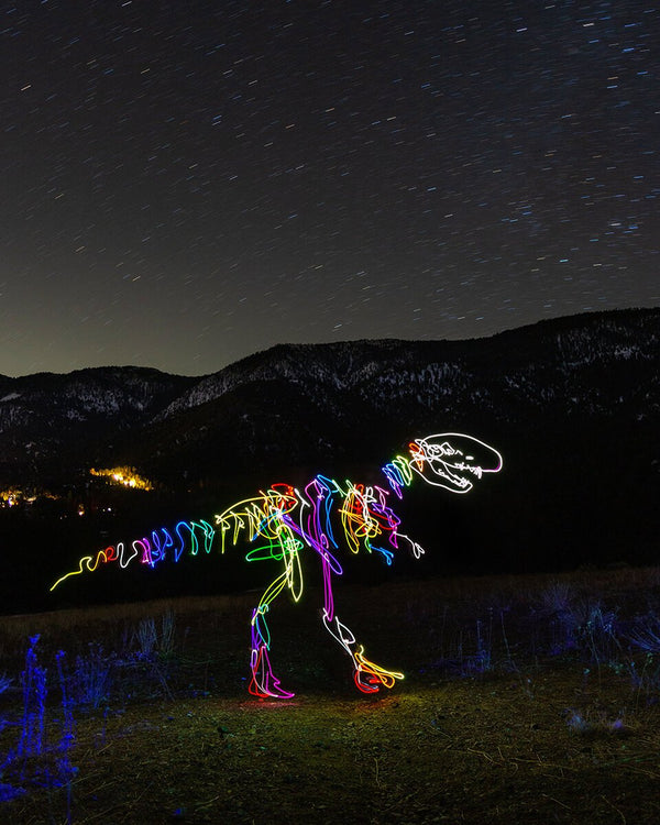Rainbow Rex Print