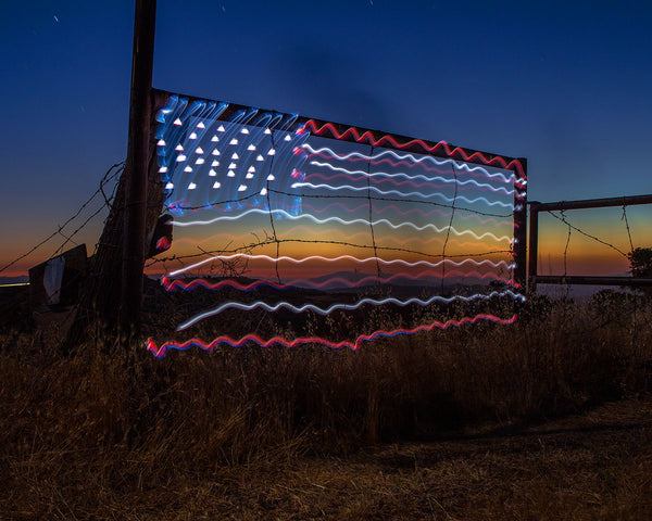 American Flag Print