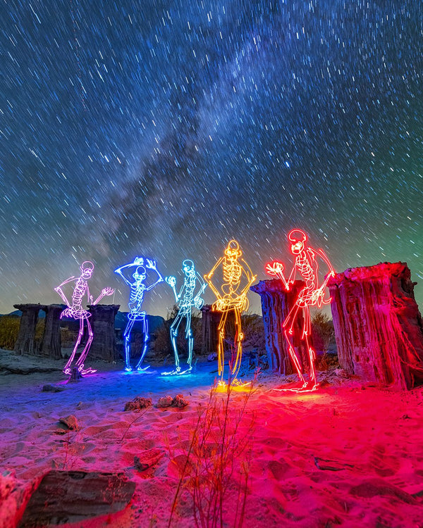 Sand Tufa Skeletons Print