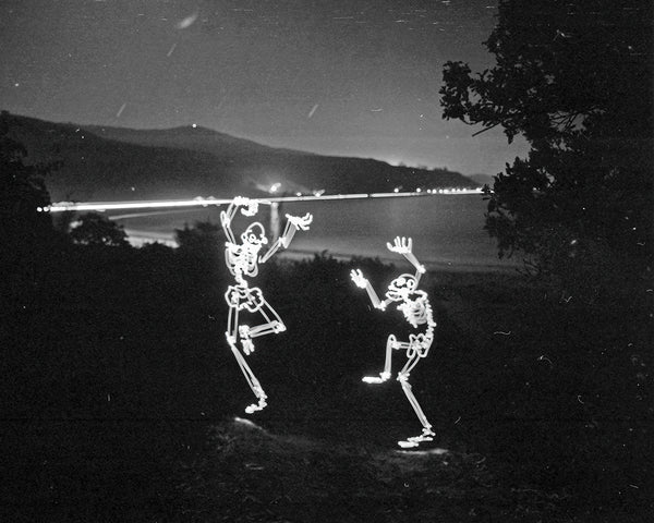 Skeleton Dance Print
