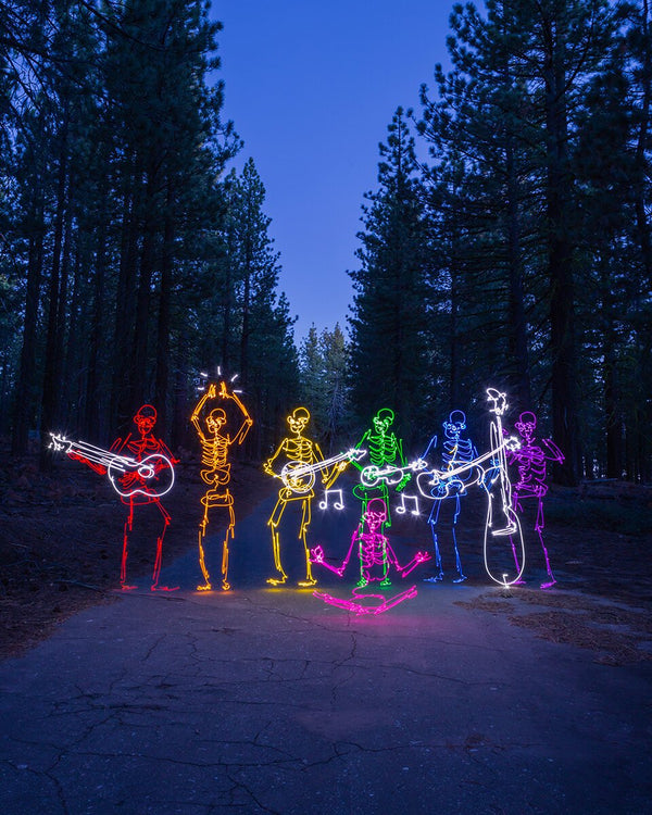 Spooky Specters String Band Print