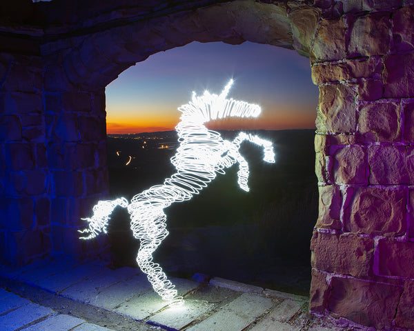 Unicorn Sunset Print