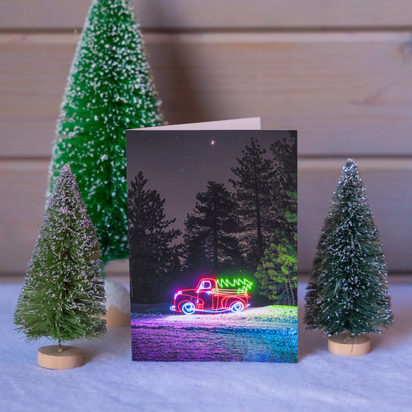 Christmas Truck Greeting Card