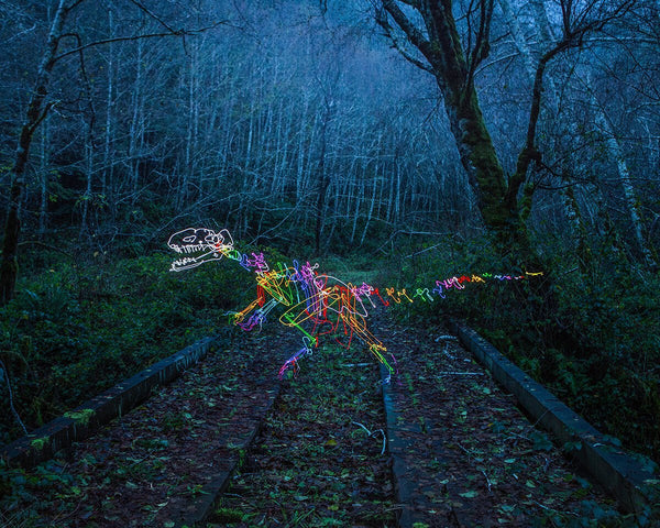 Deep Forest Allosaurus Print