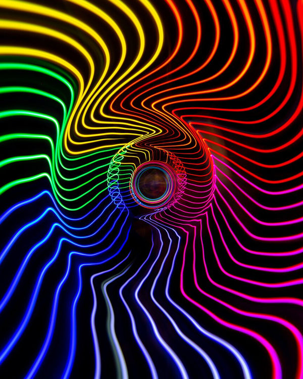Psychedelic Sun Print