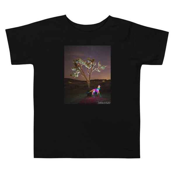 Neon Coyote Toddler Tee
