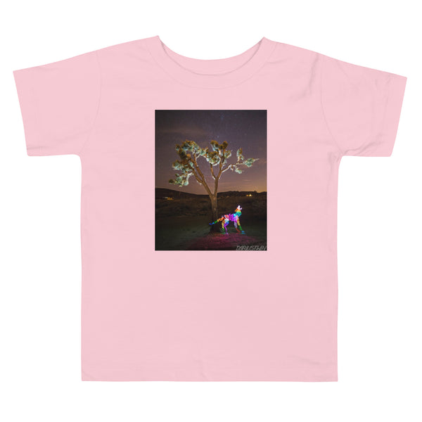 Neon Coyote Toddler Tee