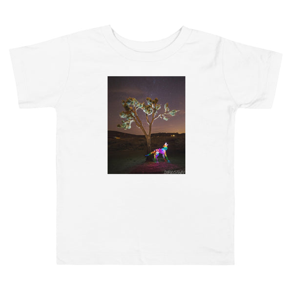 Neon Coyote Toddler Tee