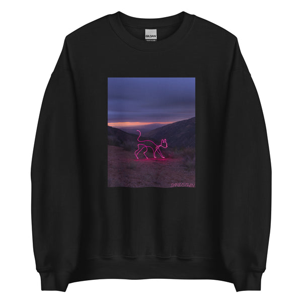 One Line Feline Sweatshirt
