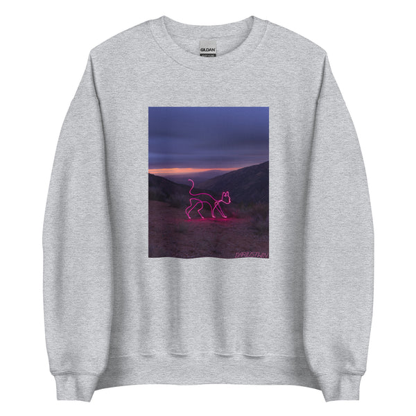 One Line Feline Sweatshirt