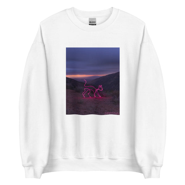 One Line Feline Sweatshirt