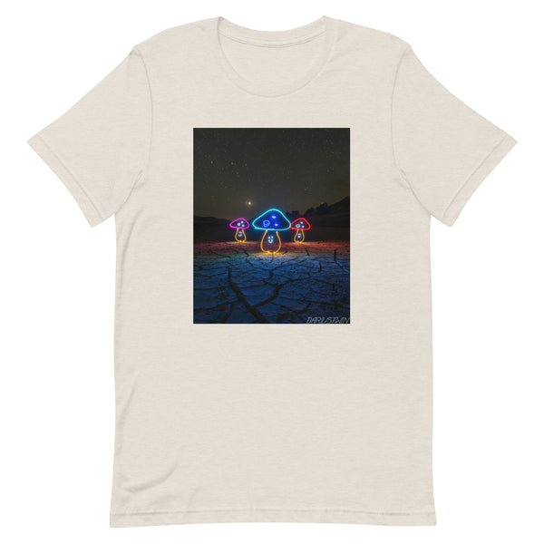 Cracked Earth Mushrooms Tee