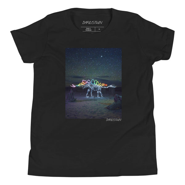 Stegosaurus in Space Youth Tee