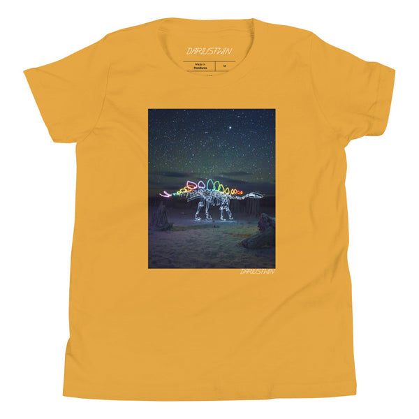 Stegosaurus in Space Youth Tee