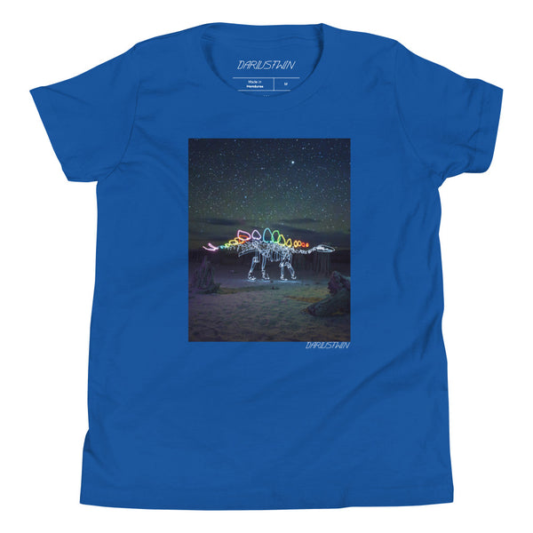 Stegosaurus in Space Youth Tee