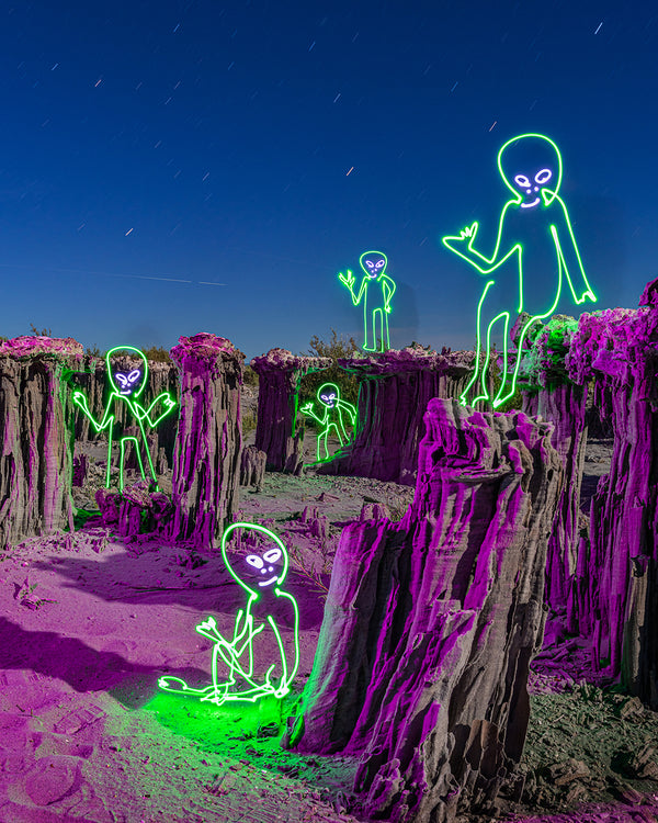 Alien Lands Print