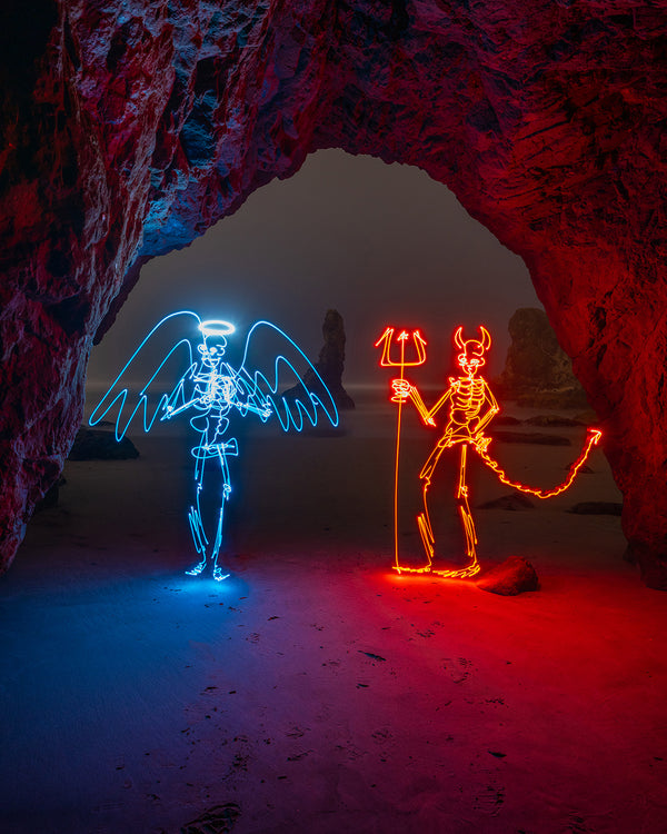 Angel & Devil Print