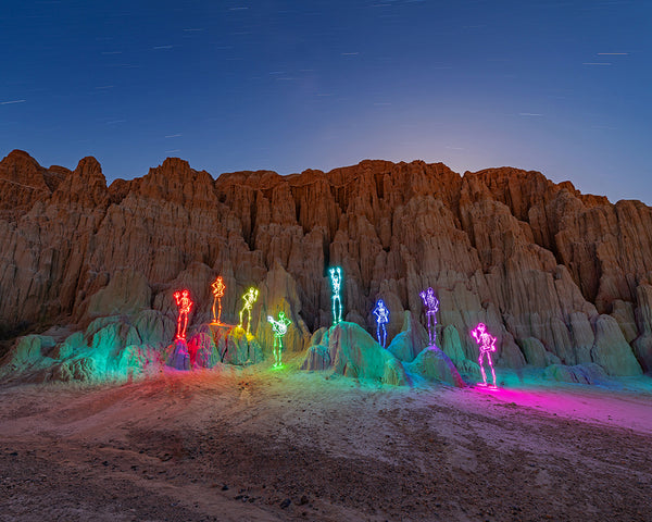 Cathedral Gorge Skeletons Print