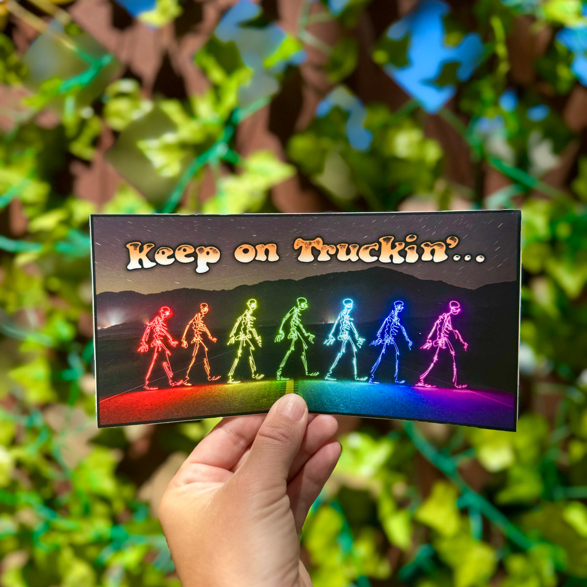 Keep On Truckin' Bumper Sticker – Dariustwin