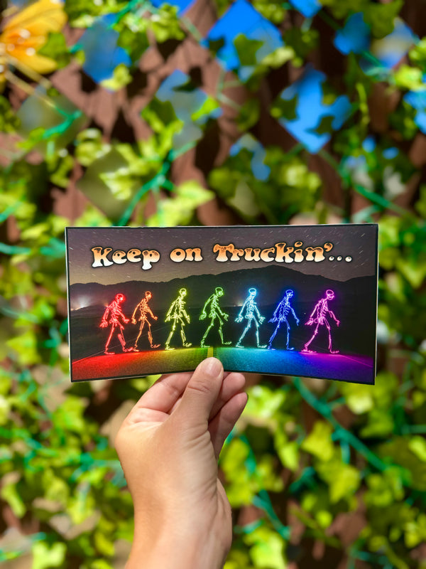 Keep On Truckin' Bumper Sticker