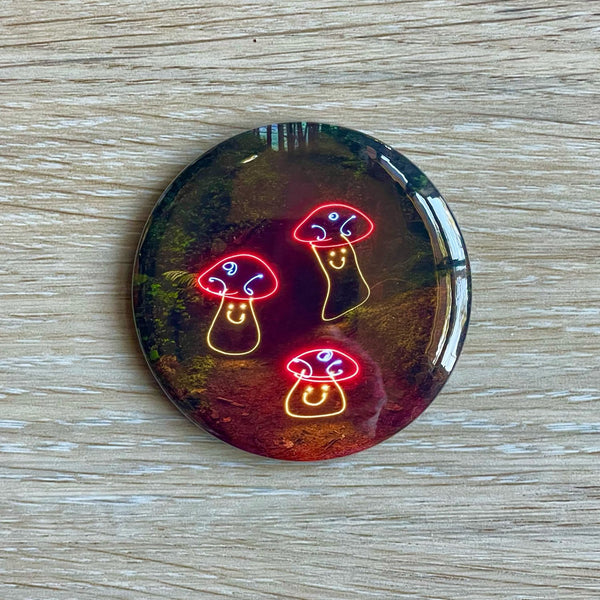 Mushrooms Magnet or Button