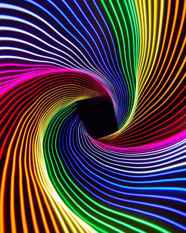 Outta Here Rainbow Print
