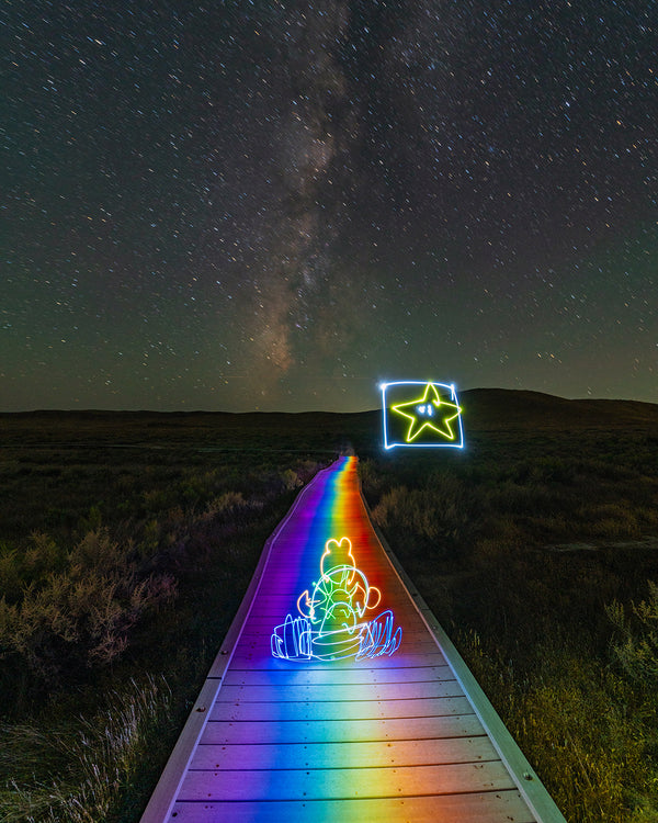 Rainbow Road Koopa Troopa Print