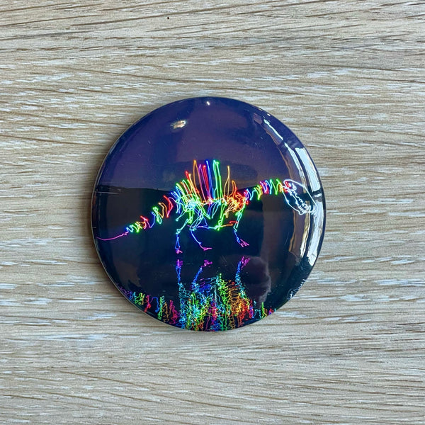 Spectral Spinosaurus Magnet or Button