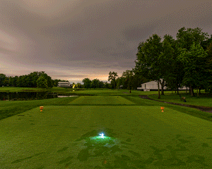 Light painting stop-motion animation created for the PGA Presidents Cup featuring glowing golfers and motion trails.
